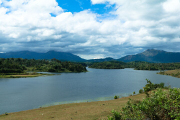 A beautiful scenery from Karappuzha Dam site, Wayanad