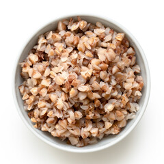 Cooked toasted buckwheat