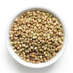 Raw green buckwheat