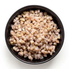 Cooked green buckwheat