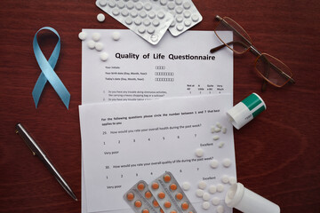 Quality of Life Questionnaire for evaluation of everyday activity of patients with prostate cancer....