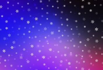 Dark Pink, Blue vector layout in New Year style.