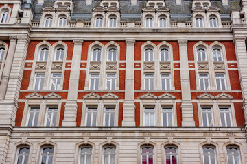 Traditional architecture of London. London - Capital and most populous city in England. UK.