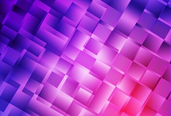 Light Purple, Pink vector background in polygonal style.