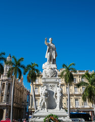 Statue des José Martín in Havanna