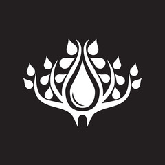 Water purification company logo design