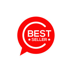 Best seller emblem label logo design template