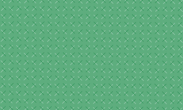 geometric pattern of crossed lines in green tones