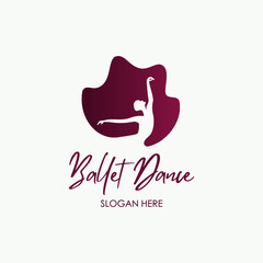 BEUTY BALLET LOGO DESIGN SIMPLE AND FEMINE CONCEPT 