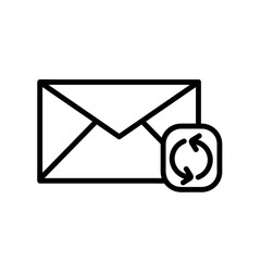 mail icons isolated. Email vector stock symbol eps10 on white background