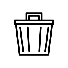 Trash mail icon isolated. Email vector stock symbol eps10 on white background