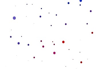 Light Blue, Red vector texture with disks.