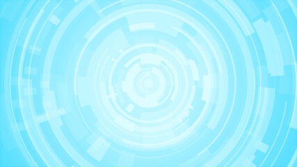Circle white blue bright technology Hi-tech background. Abstract graphic digital future concept design.