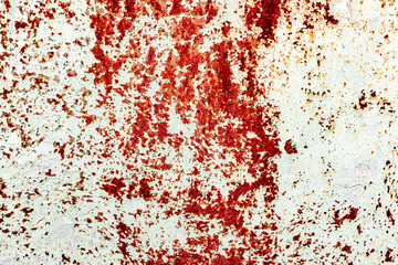 Texture of a concrete wall with cracks and scratches which can be used as a background