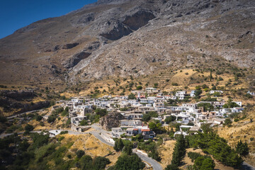 Fototapeta na wymiar Kria Vrisi on Crete, traditional village