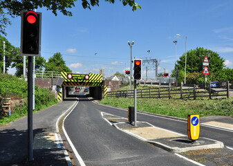 Low Road Under Railway Bridge, Ely, Cambridgeshire, UK