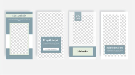 New arrivals furniture social media post template banner