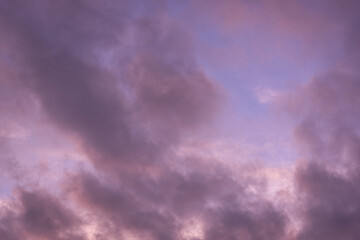 Naklejka na ściany i meble Supplemental pink and purple sunset sunrise cloud sky 