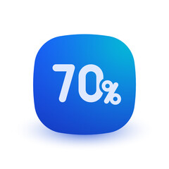 70% - Button