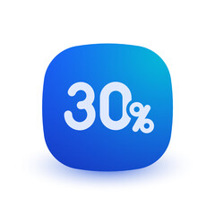 30% - Button
