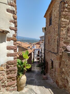 calles medievales de Vilafam&eacute;s