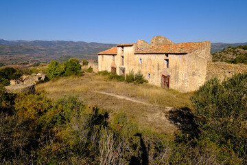 Fototapeta premium Masia abandonada en Atzaneta,Castellón.