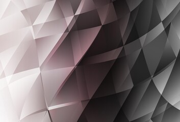 Light Gray vector polygon abstract background.