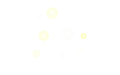 Light Green, Yellow vector template with circles.