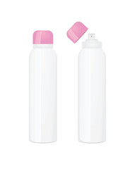 White deodorant bottle. vector illustration