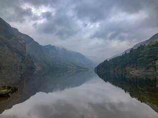 lake in the mountains in Ireland