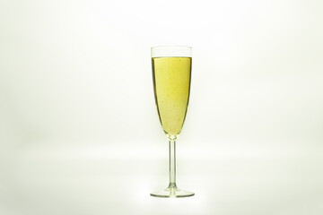 Coupe de champagne - flute de champagne - fond clair