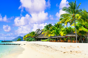 Tropical relaxing holidays in one of the best beaches of Mauritius island