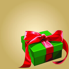 Vector illustration. Merry Chistmas and happy new year greeting card. Christmas vector banner design