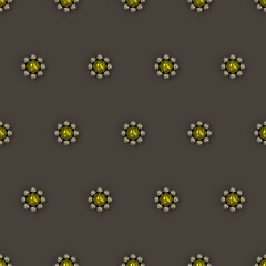 Iron ball seamless pattern