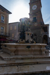 Fontana nel centro di Faenza