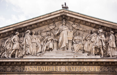 Obraz premium National Assembly in the Bourbon Palace