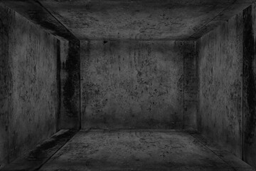 3d room vintage concrete, abstract background empty ruined room perspective wall floor corner