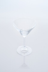 Verre à cocktail vide