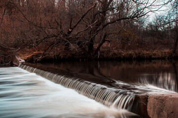 Long exposure of the lower don river