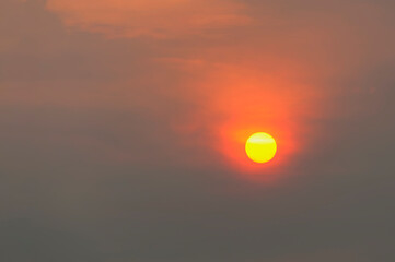 Filterd Sun in the Sky