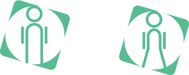 illustration of a green icon