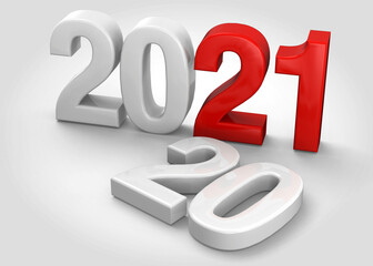 NEW YEAR 2021 - 3D