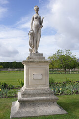  The Jardin des Tuileries.Louis Auguste Leveque: Diane
