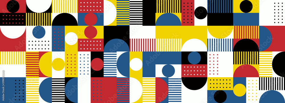 Poster digital design abstract vector pattern