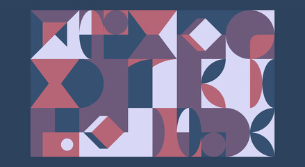 Obraz premium Swiss Design Style Vector Poster Template