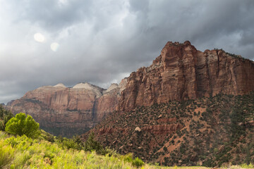 Rock formations at Zion National Park
