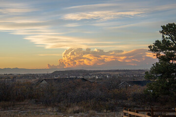 Sunset in Castle Rock, Co
