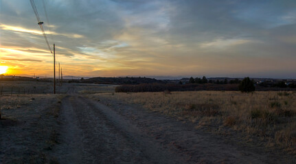 Sunset in Castle Rock, Co