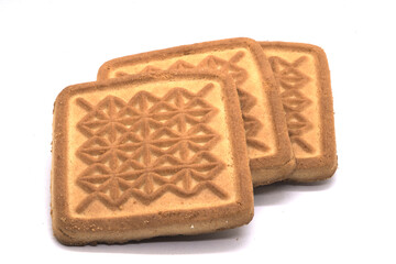 cookies on a white background