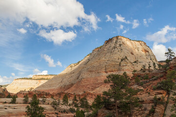 Rock formations at Zion National Park, Utah, USA